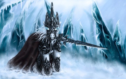 Rating: s
ID: 159982
Date: 2011-08-27 20:01:19 -0400
Status: active
Score: 7
16:10 alternate_species armor blizzard_(weather) blizzard_entertainment blue_eyes cape clothing cold crossover cutie_mark equid equine glowing glowing_eyes hair hasbro hi_res horse ice icicle lich lich_king male mammal melee_weapon mugi-hamster my_little_pony outside ponification pony snow solo sword undead wallpaper warcraft weapon white_body white_hair widescreen post #159982