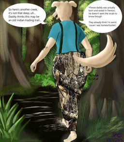 Rating: s
ID: 5705845
Date: 2025-07-13 09:57:11 -0400
Status: pending
Score: 3
absurd_res anthro barefoot bottomwear butt_scratch camo camo_bottomwear camo_clothing camo_print canid canine canis carolina_dog clothed clothing dialogue domestic_dog english_text fangs feet female fern fur gotadraw grass hi_res light light_beam mammal moxie_(gotadraw) nature nature_background partially_submerged pattern_bottomwear pattern_clothing plant raised_tail rear_view shirt solo speech_bubble sunbeam sunlight suspenders swamp tail tan_body tan_fur teeth text topwear tree voyeur_pov walking post #5705845