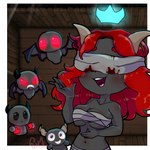 Rating: s
ID: 3692399
Date: 2022-11-15 09:10:02 -0500
Status: active
Score: 29
1:1 ambiguous_gender bat_wings beady_eyes big_breasts black_eyes blindfold blood bodily_fluids breasts chest_wraps cleavage clothed clothing crown demon demon_humanoid female grey_body grey_skin group hair headgear hi_res horn horned_humanoid humanoid lilith_(tboi) long_hair membrane_(anatomy) membranous_wings navel open_mouth open_smile red_eyes red_hair sh1ann1 smile the_binding_of_isaac_(series) under_boob wings wraps post #3692399