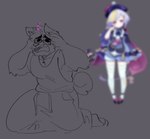 Rating: s
ID: 5630580
Date: 2025-06-09 09:10:26 -0400
Status: active
Score: 2
2022 absurd_res akita anthro bau_(melaisen) blurred_character bodily_fluids canid canine canis clothing domestic_dog duo eyewear female female_human genshin_impact glasses grey_background hi_res human humor kneeling male mammal melaisen mihoyo monochrome open_mouth qiqi_(genshin_impact) shirt simple_background sketch solo_focus spitz tank_top tears teeth topwear post #5630580