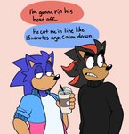 Rating: s
ID: 5574032
Date: 2025-05-15 13:04:58 -0400
Status: active
Score: 8
2025 5_fingers angry anthro arms_bent beastofeuthanasia beverage black_body black_clothing black_eyebrows black_eyes black_fur black_sweater black_topwear blue_body blue_clothing blue_eyebrows blue_fur blue_jacket blue_topwear clothed clothed_anthro clothed_male clothing colored container cup dialogue digital_drawing_(artwork) digital_media_(artwork) drinking_straw duo english_description english_text eulipotyphlan eyebrows fingers frown fur furrowed_brow furrowed_eyebrows half-closed_eyes hedgehog holding_beverage holding_container holding_cup holding_object husband_and_husband jacket light lighting looking_away male mammal markings married_couple multicolored_body multicolored_fur narrowed_eyes open_clothing open_jacket open_topwear red_markings sega shaded shadow_the_hedgehog shirt simple_background simple_shading sonic_the_hedgehog sonic_the_hedgehog_(series) speech_bubble sweater tan_background tan_body tan_inner_ear tan_skin teeth text thick_eyebrows topwear two_tone_body two_tone_fur white_clothing white_shirt white_topwear post #5574032