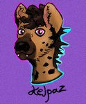 Rating: s
ID: 5448218
Date: 2025-03-21 20:17:29 -0400
Status: active
Score: 3
anthro glowing_outline hair hi_res hyena kelpaz male mammal mane mane_hair pink_eyes portrait purple_background signature simple_background solo post #5448218