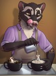 Rating: s
ID: 3251603
Date: 2022-03-31 04:54:28 -0400
Status: active
Score: 19
4_fingers anthro asian_palm_civet beverage biped black_nose blush brown_body brown_ears brown_fur brown_pawpads brown_spots canid canine cheek_tuft chest_tuft civet claws clothing container cup digital_media_(artwork) facial_tuft fangs fingers fur glistening glistening_eyes gloves_(marking) grey_claws group head_tuft hi_res kopi_luwak male mammal maned_wolf markings micro neck_tuft open_mouth palm_civet pawpads pink_inner_ear pink_tongue purple_clothing purple_topwear red_inner_ear red_nose red_pawpads shaded skyelegs smile spots spotted_body spotted_fur steam teeth tongue topwear trio tuft viverrid whiskers white_body white_fur white_inner_ear yellow_eyes post #3251603