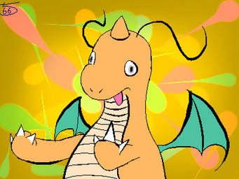 4:3 ambiguous_gender conditional_dnp derp_eyes dragon dragonite generation_1_pokemon klaide membrane_(anatomy) membranous_wings mythological_creature mythological_scalie mythology nintendo orange_body orange_skin pokemon pokemon_(species) scalie solo tongue what wings