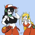 Rating: s
ID: 5458576
Date: 2025-03-26 20:31:14 -0400
Status: active
Score: 38
1:1 belt big_breasts black_clothing black_crop_top black_eyes black_hair black_shirt black_topwear blonde_hair blood blush bodily_fluids bottomwear breasts cave_story cleavage clothed clothing crop_top crossgender curly_brace duo female female/female hair happy hat headgear headwear hi_res humanoid long_hair looking_at_another machine midriff mtf_crossgender navel nosebleed open_bottomwear open_clothing open_pants pants quote_(cave_story) red_belt red_bottomwear red_clothing red_hat red_headwear red_pants robot robot_humanoid shirt topwear zedrin post #5458576