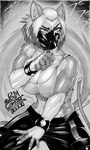 Rating: s
ID: 4189053
Date: 2023-07-23 18:54:44 -0400
Status: active
Score: 17
2023 5_fingers absurd_res anthro biceps big_breasts bottomwear bracelet breasts cleavage clothed clothing collar face_mask felid feline felis female fighting_pose fingers greyscale hi_res inner_ear_fluff japanese_text jewelry mammal meme menacing_(meme) midriff monochrome muscular muscular_female nails pants pltnm06ghost pose sharp_nails shirt signature solo spiked_collar spikes studded_bracelet studded_jewelry studs tank_top text tezza_alterra_(ionic44) topwear tuft wildcat post #4189053