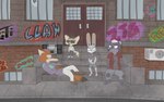 Rating: s
ID: 4119277
Date: 2023-06-19 08:23:41 -0400
Status: active
Score: 7
anothercolouranon anthro badger bendy_straw beverage canid canine clothing disney drinking_straw electronics english_text eyewear female fennec_fox finnick_(zootopia) fox glasses graffiti group hat headgear headwear hi_res honey_badger honey_badger_(zootopia) judy_hopps lagomorph leporid male mammal mustelid musteline nick_wilde rabbit radio red_fox stairs stereo text true_fox zootopia post #4119277