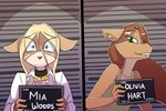 Rating: s
ID: 4108606
Date: 2023-06-13 15:13:09 -0400
Status: active
Score: 196
2023 3:2 anthro barbie_and_ken_mugshot_meme black_collar blonde_hair blue_eyes book book_of_lust brown_body brown_fur brown_hair brown_nose canid canine canis clothing collar deer duo female front_view fur green_clothing green_shirt green_tank_top green_topwear grin hair holding_object inner_ear_fluff jacket kanashiipanda lust mammal mia_woods mugshot nervous olivia_hart orange_body orange_fur pupils sharp_teeth shirt smile smirk tan_body tan_fur tank_top teeth topwear tuft white_clothing white_jacket white_topwear wolf post #4108606