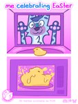 Rating: s
ID: 5516841
Date: 2025-04-20 07:48:16 -0400
Status: active
Score: 17
appliance avian bird blue_body blue_fur candy canid canine chicken crazy_eyes dessert easter food fox fur galliform gallus_(genus) hi_res holidays kitchen_appliance luckfoxo33 male mammal marshmallow meme microwavable microwave_oven peep peeps phasianid silly splatt splatter tolng post #5516841