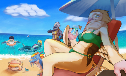Rating: s
ID: 5711780
Date: 2025-07-16 00:54:22 -0400
Status: active
Score: 28
abs accipitriform alcohol amber_eyes anthro apprehensive arthropod asphyxiation avian beach beach_background beach_chair beach_umbrella beak belly beverage big_breasts bikini bikini_bottom bikini_top bird black_hair blonde_hair blue_body blue_scales breasts brown_body brown_feathers brown_fur buried buried_in_sand calm chair clear_water clothing cloud cocktail_glass container crab crustacean cup decapod dragon drinking_glass drowning eel feathers female fish flirting floating fur furniture glass glass_container glass_cup green_body green_clothing green_eyes green_scales green_swimwear grey_body grey_fur group hair hi_res lagomorph leporid lounge_chair lounging malacostracan male mammal marine medium_breasts multicolored_body multicolored_fur mythological_creature mythological_scalie mythology one-piece_swimsuit orange_body orange_feathers orange_fur owl parasol procyonid purple_eyes rabbit raccoon relaxing sand scales scalie sea small_breasts sunny swimming swimming_trunks swimwear tntwonip two-piece_swimsuit vulture water wet white_body white_fur wings worried post #5711780