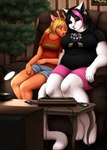Rating: s
ID: 4494552
Date: 2023-12-25 17:46:14 -0500
Status: active
Score: 45
1980s_theme ajna anthro big_breasts bottomwear breasts buckteeth catti_(deltarune) clothed clothing coffee_table console deer deltarune domestic_cat ear_piercing ear_ring electronics felid feline felis female freckles fully_clothed furniture game_console ghibli hi_res horn inside intellivision jiji_(kds) kiki's_delivery_service lamp leaning_on_another mammal mattel medium_breasts new_world_deer noelle_holiday on_sofa pac-man_(series) piercing plant reindeer retro ring_piercing shorts sitting sitting_on_sofa sleeping slightly_chubby sofa teeth television tree undertale undertale_(series) post #4494552