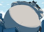 Rating: s
ID: 4738218
Date: 2024-04-23 08:31:40 -0400
Status: active
Score: 11
absurd_res anthro belly belly_focus belly_smother big_belly biped black_body black_countershading building canid canine canis character_request city claws cloud countershade_fur countershading day domestic_dog duo finger_claws fur hand_on_belly hi_res huge_belly hyper hyper_belly macro male mammal moobs navel obese obese_anthro obese_male outside overweight overweight_anthro overweight_male procyonid raccoon saintdraconis sky skyscraper smile solo_focus white_body white_fur post #4738218