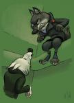 Rating: s
ID: 903087
Date: 2016-05-26 10:50:44 -0400
Status: active
Score: 24
anthro black_body black_fur canid canine canis clothing disney duo fur gary_(zootopia) green_elephant jacket larry_(zootopia) male mammal nikraccoom topwear white_body white_fur wolf zootopia post #903087
