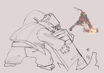 Rating: s
ID: 5345772
Date: 2025-02-01 22:34:47 -0500
Status: active
Score: 8
anthro arc_system_works barefoot bear ben_bigger blush blush_lines claws clothing cracked_ground digital_drawing_(artwork) digital_media_(artwork) duo feet fighting_game fighting_pose gear_(guilty_gear) guilty_gear guilty_gear_strive humanoid jacket large_weapon male mammal mihoyo mousedrive oversized_clothing paws pose simple_background sol_badguy thiren topwear zenless_zone_zero post #5345772