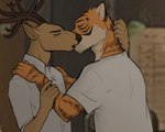 Rating: s
ID: 5612327
Date: 2025-05-31 19:31:04 -0400
Status: active
Score: 44
2025 anthro anthro_on_anthro antlers arm_grab beastars bill_(beastars) blurred_background casssenpaii clothed clothing collared_shirt deer dress_shirt duo eyebrows eyes_closed felid fur hand_behind_head hand_on_shoulder horn inside kissing louis_(beastars) male male/male mammal muscular muscular_anthro muscular_male pantherine shirt simple_background standing tiger topwear tuft post #5612327