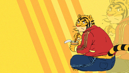 Rating: s
ID: 3492306
Date: 2022-08-07 06:45:43 -0400
Status: active
Score: 5
2012 anthro blue_bottomwear blue_clothing blue_pants bottomwear brave_heart build_tiger build_tiger_(character) chopsticks clothed clothing countershade_snout countershading crossed_legs felid flamingbravery food fully_clothed fur hoodie looking_back male mammal noodles orange_body orange_fur pantherine pants pink_nose ramen red_clothing red_hoodie red_topwear simple_background sitting snout solo striped_body striped_fur stripes tan_body tan_countershading tan_fur tiger topwear wallpaper whiskers yellow_background post #3492306