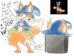 Rating: s
ID: 2703052
Date: 2021-04-18 15:19:57 -0400
Status: active
Score: 108
2021 ambiguous_gender anthro anthro_to_inanimate balan_wonderworld barefoot big_ears big_pupils bottomless bottomless_ambiguous bottomless_anthro box box_fox box_fox_(balan_wonderworld) canid canine chaokocartoons claws clothed clothing container cube cute_fangs dialogue dilated_pupils english_text fangs featureless_crotch feet forced fox fur hat headgear headwear hi_res humor inanimate_transformation long_tail magic magic_user mammal multicolored_body multicolored_fur multicolored_tail open_mouth orange_body orange_fur orange_tail pink_nose pupils raised_arm scared sharp_teeth shirt simple_background sketch small_fangs smile solo square_enix standing tail tan_body tan_fur teal_eyes teeth text toe_claws tongue toony topwear transformation white_background white_body white_eyes white_fur white_tail wizard_hat worried worried_face worried_look post #2703052