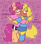 Rating: s
ID: 5539229
Date: 2025-04-30 09:06:56 -0400
Status: active
Score: 2
4_fingers absurd_res anthro arm_warmers armwear avian beak biped bird birdie_(artist) blue_bottomwear blue_clothing blue_eyes blue_shirt blue_skirt blue_t-shirt blue_topwear blush bottomwear cheek_tuft clothing duo english_text equid equine eyelashes facial_tuft feathered_wings feathers female fingers friendship_is_magic hasbro head_tuft hi_res hooves leg_warmers legwear mammal mane my_little_pony mythological_creature mythological_equine mythology orange_beak orange_body orange_feathers parakeet parrot pegasus pink_inner_ear pink_mane plantigrade polly_(birdie) purple_eyes rose-ringed_parakeet scootaloo_(mlp) scootaloo_loves_sans shirt skirt t-shirt tail text topwear true_parrot tuft unguligrade wings yellow_body yellow_feathers post #5539229
