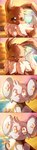 Rating: s
ID: 2845268
Date: 2021-07-24 15:45:05 -0400
Status: active
Score: 105
2021 absurd_res ambiguous_gender blue_body blue_fur bodily_fluids brown_body brown_fur comic crying digital_media_(artwork) duo eevee exclamation_point feral fur generation_1_pokemon generation_4_pokemon hi_res long_image mocha_(teeterglance) multiple_scenes nintendo open_mouth paint_tool_sai_(artwork) pokemon pokemon_(species) pokemon_mystery_dungeon shinx shinx_(teeterglance) smile spike_chunsoft tall_image tears tears_of_joy teeterglance post #2845268