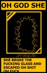 Rating: s
ID: 5091637
Date: 2024-10-03 14:44:07 -0400
Status: active
Score: 147
2024 black_background broken_glass broken_wall broken_window containment_breach cursed_image digital_drawing_(artwork) digital_media_(artwork) english_text escape glass glass_shards glass_wall hazard_pictogram hi_res humor meme monochrome n1_1ck not_furry pictogram pictographics profanity reaction_image sign simple_background text warning warning_message warning_sign window zero_pictured post #5091637