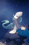 Rating: s
ID: 5533521
Date: 2025-04-27 07:49:20 -0400
Status: active
Score: 19
2025 ambiguous_gender anthro asterozoan blue_eyes blue_hair echinoderm eyelashes gem generation_7_pokemon hair hi_res looking_to_sky marine nintendo pearl_(gem) pokemon pokemon_(species) primarina rock shooting_star sitting sky solo sstoh star starfish starfish_(accessory) starry_sky tail water white_body post #5533521