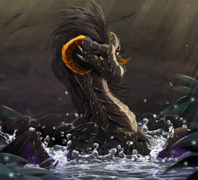 2018 black_hair black_mane black_scales curved_horn detailed_background dragon female feral hair hi_res horn looking_at_viewer madam_reni_(twokinds) membranous_wings partially_submerged scales scalie solo telleryspyro twokinds water webcomic wet wings yellow_eyes
Rating: Safe
Score: 15
User: Millcore
Date: April 18, 2018 2018 black_hair black_mane black_scales curved_horn detailed_background dragon female feral hair hi_res horn looking_at_viewer madam_reni_(twokinds) membranous_wings partially_submerged scales scalie solo telleryspyro twokinds water webcomic wet wings yellow_eyes
Rating: Safe
Score: 15
User: Millcore
Date: April 18, 2018