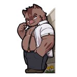 Rating: s
ID: 5582820
Date: 2025-05-19 00:09:54 -0400
Status: active
Score: 2
1:1 2025 anthro belly blush bottomwear brown_body clothed clothing elvendays hermann_(knights_college) humanoid_hands kemono knights_college male mammal moobs musclegut muscular navel nipples open_clothing open_shirt open_topwear overweight overweight_male pants shirt solo suid suine sus_(pig) suspenders topwear wild_boar post #5582820