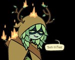 Rating: s
ID: 5606476
Date: 2025-05-29 07:53:27 -0400
Status: active
Score: 6
5:4 adventure_time ambiguous_gender antlers burning burning_alive cartoon_network discount-supervillain elemental_creature elemental_humanoid fire flora_fauna green_pseudo_hair horn humanoid huntress_wizard leaf leaf_hair not_furry plant plant_hair plant_humanoid pseudo_hair solo post #5606476