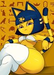 Rating: s
ID: 5648899
Date: 2025-06-17 14:08:16 -0400
Status: active
Score: 15
:< absurd_res animal_crossing ankha_(animal_crossing) anthro bandeau breasts butt chest_wraps clothing crossed_legs domestic_cat felid feline felis female hi_res hieroglyphics legwear looking_at_viewer mammal markings nintendo ring_(marking) ringed_tail sitting solo sonson-sensei squish stockings striped_markings striped_tail stripes tail tail_markings thick_thighs thigh_squish topwear uraeus wraps post #5648899