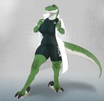 Rating: s
ID: 3693726
Date: 2022-11-15 23:57:45 -0500
Status: active
Score: 126
2022 3_toes anthro barefoot bodysuit breasts burgess_shale_(lucidum) claws clothed clothing coat countershade_feet countershading dinosaur dromaeosaurid eyewear feet female fully_clothed glasses green_body green_scales lab_coat looking_at_viewer non-mammal_breasts open_mouth prehistoric_species reptile scales scalie sepiaflux sharp_teeth skinsuit solo standing tail talons teeth theropod tight_clothing toes topwear velociraptor post #3693726
