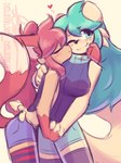 Rating: s
ID: 3836025
Date: 2023-01-26 15:13:52 -0500
Status: active
Score: 175
absurd_res ambiguous_gender anthro big_ears blue_eyes blush bottomwear breasts canid canine canis cheek_tuft clothed clothing digital_media_(artwork) dipstick_tail domestic_cat domestic_dog duo facial_tuft felid feline felis female freckles fur hair hand_around_neck hand_holding hand_on_shoulder heart_symbol hi_res kissing_cheek kurus larger_female legwear male mammal markings minty_(kurus) multicolored_body pink_body romantic romantic_couple shiori_(kurus) shorts simple_background size_difference smaller_male smile tail tail_markings teal_hair thigh_highs tuft white_body white_fur post #3836025