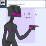 Rating: s
ID: 3113312
Date: 2022-01-08 22:57:27 -0500
Status: active
Score: 35
1:1 black_body blush claws deuzion dialogue enderman endertwinks_(species) english_text gesture hand_gesture hi_res humanoid male markings microsoft minecraft mojang not_furry pawpads pointing profanity purple_markings purple_pawpads purple_sclera solo square_(anatomy) text tumblr xbox_game_studios post #3113312