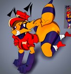Rating: s
ID: 5580417
Date: 2025-05-18 01:21:47 -0400
Status: active
Score: 19
2024 2_antennae 4_fingers all_fours antennae_(anatomy) anthro arthropod bee big_butt black_antennae blue_body blue_exoskeleton blue_markings blue_neck blue_sclera blue_stripes bottomless bottomless_anthro bottomless_female butt clothed clothing crop_top crop_top_only delivery_(commerce) delivery_employee digital_drawing_(artwork) digital_media_(artwork) exoskeleton eyelashes female female_anthro fingers food_carrier food_delivery footwear fur glistening glistening_butt hat headgear headwear hi_res hymenopteran insect looking_aside markings multicolored_body multicolored_fur multicolored_thighs pizza_bee_(xexeezy) pizza_delivery pizza_delivery_carrier pumpernickelly pupils red_clothing red_crop_top red_footwear red_hat red_headwear red_shirt red_shoes red_topwear reference_image shaded sharp_teeth shirt shoes slit_pupils smile solo stinger striped_legs striped_thighs stripes teeth thick_thighs topwear topwear_only two_tone_body two_tone_fur two_tone_stinger two_tone_thighs white_eyes wide_hipped_anthro wide_hipped_female wide_hips yellow_body yellow_butt yellow_fur yellow_stinger post #5580417