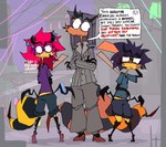 Rating: s
ID: 5628945
Date: 2025-06-08 13:57:34 -0400
Status: active
Score: 70
2d_animation angry animated anthro arthropod bottomwear bow_ribbon clothing daughter_(lore) dialogue emily_(roksim) family father_(lore) female frame_by_frame freckles group hymenopteran insect insult male mother_(lore) parent_(lore) profanity roksim sad short_playtime shorts sparky_(roksim) suit trio wasp wings wire x12_(roksim) post #5628945
