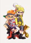 Rating: s
ID: 1414513
Date: 2017-12-31 21:49:32 -0500
Status: active
Score: 8
2017 2_(pixiv) aerospray animal_humanoid cephalopod cephalopod_humanoid clothing duo footwear grey_eyes gun hat headgear headwear humanoid humanoid_pointy_ears inkling male marine marine_humanoid mask mollusk mollusk_humanoid nintendo pointy_ears pseudo_hair purple_eyes ranged_weapon simple_background slosher smile splatoon tentacle_hair tentacles weapon post #1414513