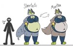 Rating: s
ID: 5580000
Date: 2025-05-17 22:00:41 -0400
Status: active
Score: 3
anthro belly big_belly big_breasts bloated breasts canid canine canis clothed clothing deep_navel digital_media_(artwork) english_text eyelashes feet female footwear fur goo_creature goo_transformation handwear hi_res huge_belly jayme_universe mammal mask navel overweight overweight_anthro overweight_female simple_background slime smile solo superhero superhero_costume tail text thick_thighs toes transformation wide_hips wolf post #5580000