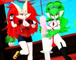 Rating: s
ID: 3932749
Date: 2023-03-15 20:53:00 -0400
Status: active
Score: 28
3d_(artwork) alternate_species anthro big_breasts blep braixen bray_(lucyfercomic) breasts clothed clothing digital_media_(artwork) duo female fur gardevoir generation_3_pokemon generation_6_pokemon green_hair hair hi_res hilda_(pokemon) humanoid malicekira may_(pokemon) mikumikudance_(artwork) nintendo nurse_clothing one_eye_closed pokemon pokemon_(species) red_eyes scientific_instrument smile syringe tongue tongue_out white_body white_fur wink post #3932749