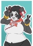 Rating: s
ID: 5555926
Date: 2025-05-07 17:43:55 -0400
Status: active
Score: 3
absurd_res anthro asian_clothing bandai_namco bear belly big_breasts black_body black_fur breasts chinese_clothing chinese_dress clothed clothing digital_media_(artwork) dress east_asian_clothing female fur giant_panda hair hi_res looking_at_viewer lucy_kei mammal multicolored_body multicolored_fur panda_(tekken) simple_background slightly_chubby slightly_chubby_anthro smile solo tekken tekken_(series) tekken_8 thick_thighs two_tone_body two_tone_fur ursine white_body white_fur post #5555926