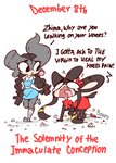 Rating: s
ID: 2521588
Date: 2020-12-09 00:39:51 -0500
Status: active
Score: 60
2020 2_horns accessory anthro binggan_(diives) black_body black_eyes black_fur black_hair blue_bottomwear blue_clothing blue_dress blue_footwear blue_shoes blue_topwear blush bodily_fluids bottomwear bovid bovine bow_(feature) bow_accessory bow_ribbon breasts broken_horn cattle clothing crying dialogue diives dress duo english_text feast_of_the_immaculate_conception female footwear fur grey_body grey_fur grey_horn hair hair_accessory hair_bow hair_ribbon hi_res holidays horn legwear looking_at_another looking_down mammal medium_breasts murid murine no_pupils on_ground open_mouth pigtails pink_inner_ear raised_arm rat red_bottomwear red_bow red_clothing red_dress red_footwear red_shoes red_topwear ribbons rodent shoes simple_background socks star striped_body striped_fur stripes tan_body tan_fur tan_inner_ear tears text tongue tongue_out topwear walking white_background white_bottomwear white_clothing white_dress white_eyes white_footwear white_legwear white_socks white_topwear wounded xingzuo_temple yellow_body yellow_fur yellow_stripes zhima_(diives) post #2521588