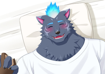 Rating: s
ID: 2478252
Date: 2020-11-07 12:18:16 -0500
Status: active
Score: 7
anthro bed blue_body blue_fur blush clothing cotora duo fire first_person_view flaming_hair flaming_mane fur furlong_(live_a_hero) furniture hand_holding hi_res hyena lifewonders live_a_hero male mammal pillow pseudo_hair pseudo_mane shirt t-shirt topwear post #2478252