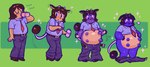 Rating: s
ID: 5578458
Date: 2025-05-17 08:58:55 -0400
Status: active
Score: 35
anthro belly belly_expansion biped blush brown_hair drinking_milk ear_growth expansion eyes_closed generation_2_pokemon glistening glistening_belly green_background growth hair hi_res horn horn_growth human josh_(serafphim) male mammal miltank moomoo_milk motion_lines multi_nipple necktie nintendo nipples pokemon pokemon_(species) purple_body serafphim simple_background solo standing swallowing tail tail_growth teats transformation transformation_sequence post #5578458