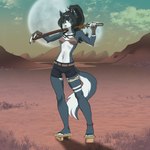 Rating: s
ID: 4127466
Date: 2023-06-23 05:05:57 -0400
Status: active
Score: 59
1:1 anklet anthro asian_clothing bandage bandaged_leg belly bikini bikini_top black_hair bottomwear breasts canid canine canis clothing desert dunes east_asian_clothing eyewear feet female fingerless_gloves footwear fur geta gloves goggles goggles_around_neck green_eyes grey_body grey_fur hair handwear hi_res humanoid_feet japanese_clothing jewelry katana kenshi malta_(arnhem) mammal melee_weapon moon plantigrade ponytail samurai_sword shorts sky slim small_breasts solo swimwear sword thigh_gap two-piece_swimsuit two_moons weapon white_belly white_body white_fur wolf xyge post #4127466