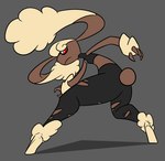 Rating: s
ID: 5586088
Date: 2025-05-20 13:39:58 -0400
Status: active
Score: 15
action_pose anthro bent_over brown_body brown_fur butt clothing cotton_tail female fur generation_6_pokemon grey_background lagomorph legwear leporid long_ears looking_at_viewer looking_back mammal mega_evolution mega_lopunny mega_stone nerdyreindeer nintendo pantyhose pokemon pokemon_(species) pose rabbit red_eyes simple_background solo torn_clothing torn_legwear torn_pantyhose post #5586088