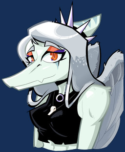 Rating: s
ID: 5672453
Date: 2025-06-28 00:51:41 -0400
Status: pending
Score: 1
alpha_channel amber_eyes anthro biped black_clothing black_crop_top black_shirt black_topwear blue_body blue_scales bone bone_frill breasts bust_portrait clothed clothed_anthro clothed_female clothing collar colored crop_top eyeshadow fang_(gvh) feathered_wings feathers female frill_(anatomy) front_view goodbye_volcano_high grey_hair grey_wings hair happy hi_res jewelry long_hair looking_at_viewer makeup markings medium_breasts necklace non-mammal_breasts portrait prehistoric_species pterodactylus pterosaur reptile scales scalie shirt simple_background skull smile solo spiked_collar spikes striped_markings stripes topwear transparent_background unlimited-edge wings post #5672453