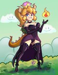 Rating: s
ID: 5575026
Date: 2025-05-15 19:37:50 -0400
Status: active
Score: 7
animal_humanoid black_clothing black_dress blonde_hair blue_eyes bowser bowsette_meme clothing collar crown dress female hair headgear hi_res horn humanoid humanoid_pointy_ears koopa_humanoid mario_bros meme nintendo poderosoandrajoso pointy_ears scalie scalie_humanoid shell smile solo spiked_collar spiked_shell spikes spikes_(anatomy) super_crown post #5575026