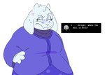 Rating: s
ID: 5646793
Date: 2025-06-16 17:19:08 -0400
Status: pending
Score: 1
angry anthro big_breasts bodily_fluids boss_monster_(undertale) bovid breasts caprine clothed clothing deltarune dress eyewear female floppy_ears fully_clothed fur glasses goat mammal mature_female navigator8 simple_background slightly_chubby solo sweat sweatdrop sweater text topwear toriel turtleneck undertale_(series) wearing_glasses white_body white_fur post #5646793