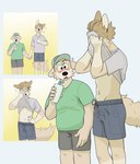Rating: s
ID: 5532472
Date: 2025-04-26 19:08:44 -0400
Status: active
Score: 22
accessory anthro blush bodily_fluids bottomwear canid canine clothed clothing clothing_lift comic dexter_(p_rindustries) duo ears_down fluffy fluffy_tail hair_accessory hairband hand_holding hat headgear headwear hi_res kevin_(p_rindustries) male male/male mammal nipples organs p_rindustries pivoted_ears shirt shirt_lift shorts size_difference slightly_chubby stomach sweat tail topwear post #5532472