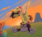 Rating: s
ID: 5398360
Date: 2025-02-26 01:50:01 -0500
Status: active
Score: 9
4_fingers ambiguous_gender blue_body clothed clothed_feral clothing eyes_closed faceplant fangs feathered_wings feathers feral fingers grass green_body green_eyes group heterochromia hi_res mario_bros nattinatt2000 nintendo open_mouth orange_body plant red_eyes sun sunset teeth trio white_body wings yoshi post #5398360