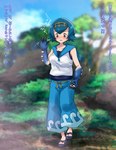 Rating: s
ID: 4312092
Date: 2023-09-24 20:50:54 -0400
Status: active
Score: 24
2023 3_fingers absurd_res bangs black_fingers blue_body blue_eyes blue_fur blue_hair blurred_background blush bodily_fluids breast_expansion breasts claws clothing confusion cough digital_drawing_(artwork) digital_media_(artwork) ellipsis exclamation_point expansion feet female fingers footwear forest fur generation_5_pokemon glistening glistening_body hair headgear headwear hi_res holding_object holding_pokeball human japanese_text lana_(pokemon) mammal merging mid_transformation navel net net_ball nintendo one_eye_closed open_mouth plant pokeball pokemon pokemon_(species) pupils question_mark samurott sandals shoes short_hair simple_background sky solo standing sweat sweatdrop swimwear tail text toes transformation translation_request tree walking weight_gain white_body white_pupils white_skin yeamurumi post #4312092