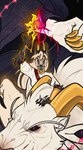 Rating: s
ID: 5653623
Date: 2025-06-19 14:25:03 -0400
Status: active
Score: 3
absurd_res ambiguous_gender anthro black_claws claws dragon duo fangs female feral front_view fur grey_body grey_fur hair hand_on_head hi_res horn kardinaluz long_hair looking_at_viewer mythological_creature mythological_scalie mythology open_mouth orange_eyes pupils scalie sharp_teeth slit_pupils tan_body tan_fur tan_hair teeth white_body white_fur yellow_claws yellow_horn post #5653623